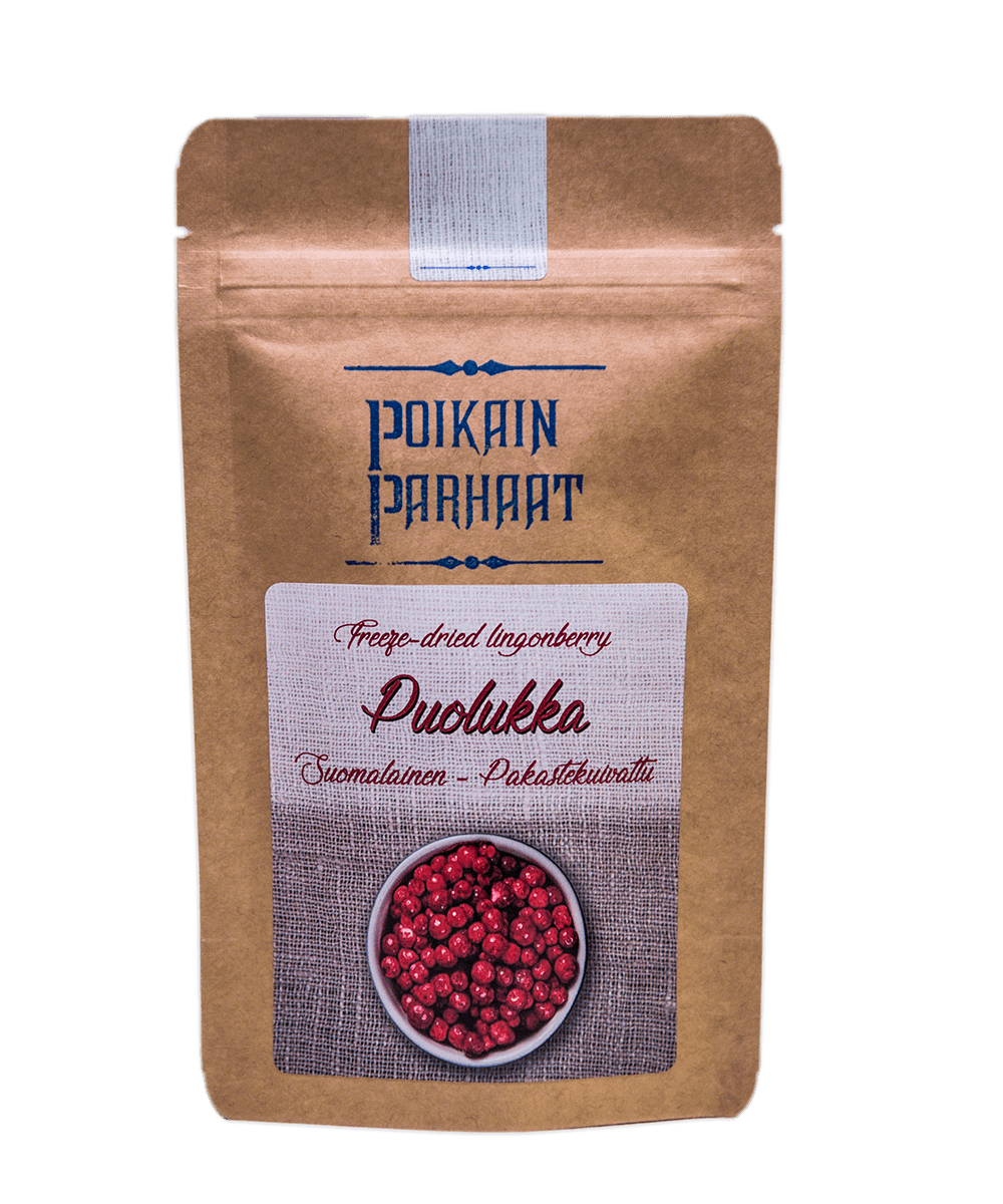 Poikain Parhaat Pakastekuivattu Puolukka 15g