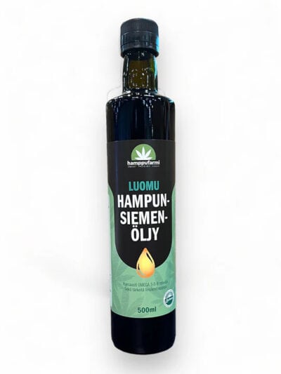 Hamppufarmi Luomu Hampunsiemenöljy 500ml