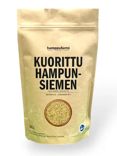 Hamppufarmi Luomu Kuorittu Hampunsiemen 250g