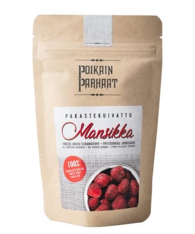 Poikain Parhaat Pakastekuivattu Mansikka 10g