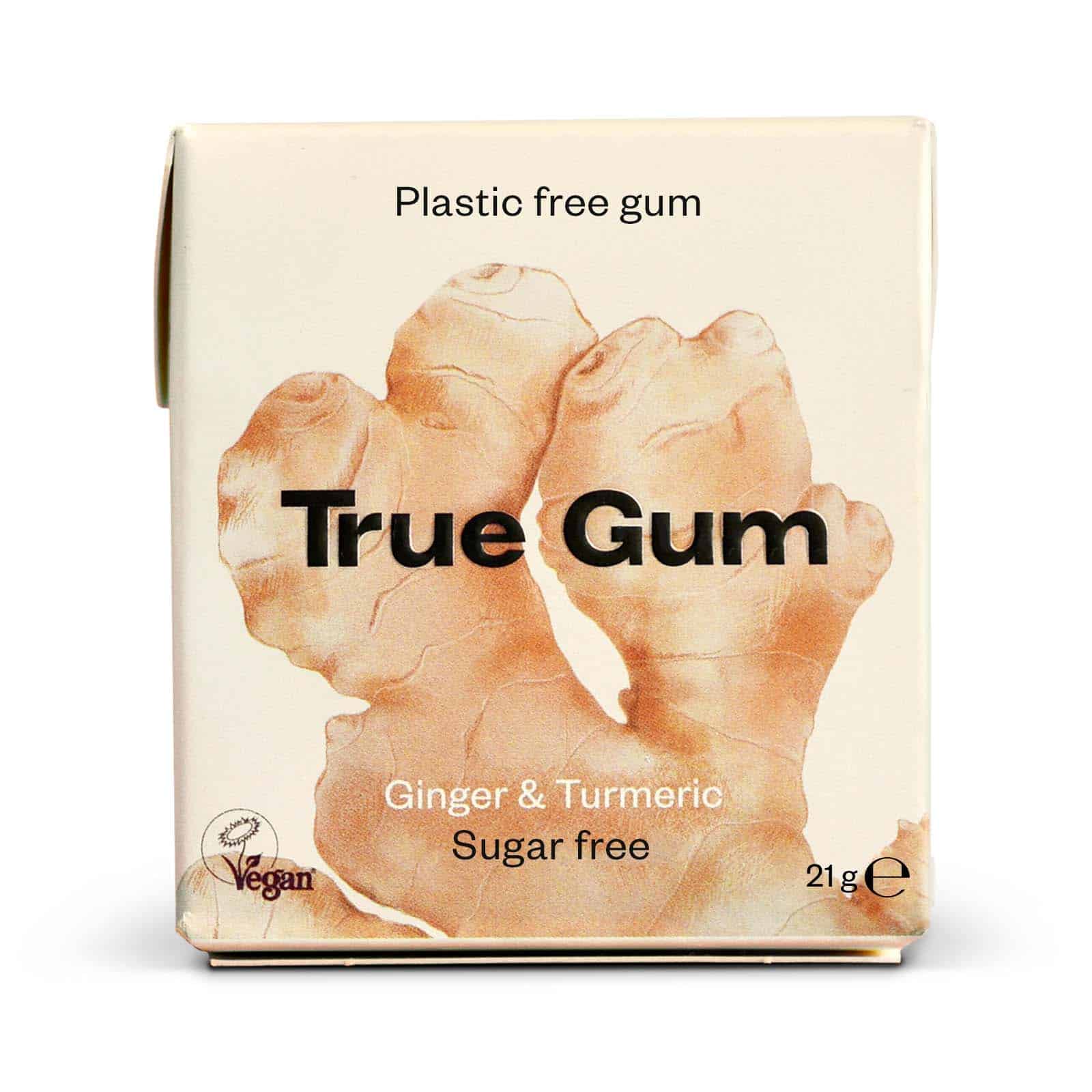 True Gum Purukumi Inkivääri & Kurkuma 21g