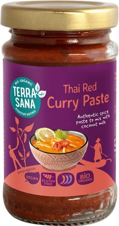 TerraSana Luomu Punainen Currytahna 120g