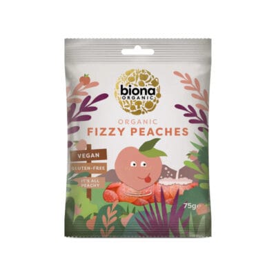 Biona Luomu Fizzy Peaches Karkit 75g