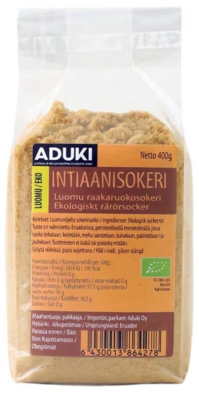 Aduki Luomu Intiaanisokeri 400g