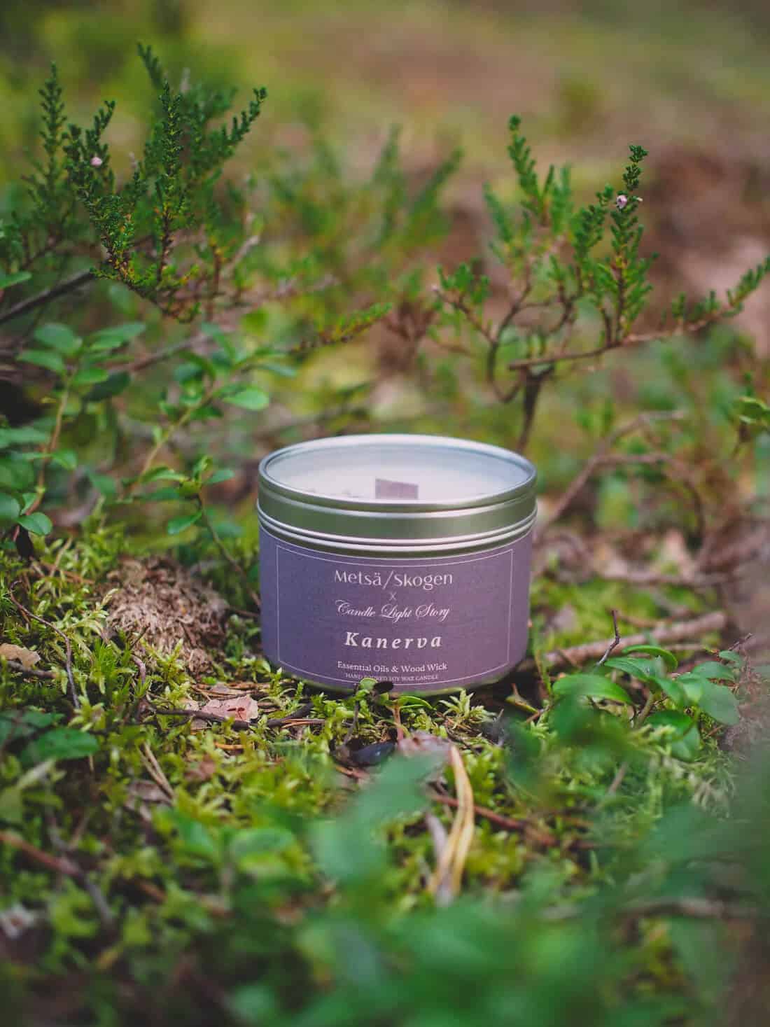 Metsä/Skogen Soijavahakynttilä kanerva 180g - Image 2