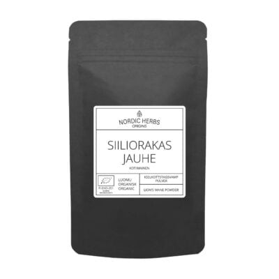 Nordic Herbs Origins Luomu Siiliorakas (Lion's Mane) jauhe 80g