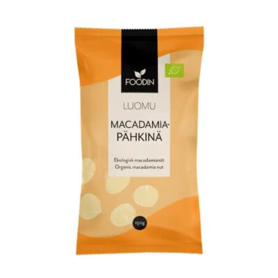 Foodin Luomu Macadamiapähkinä 150g