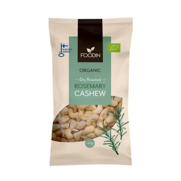 Foodin Luomu Rosmariini Cashew 120g