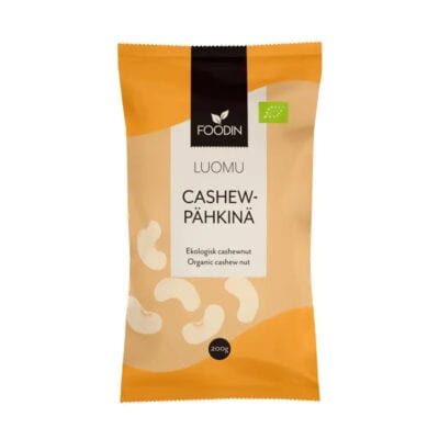 Foodin Luomu Cashewpähkinä 200g