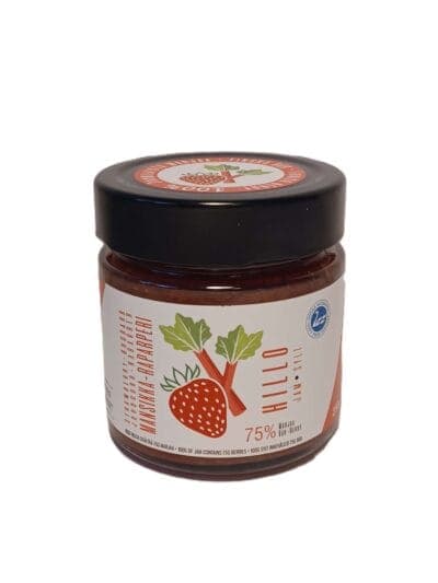Poikain Parhaat Mansikka- Raparperihillo 250g