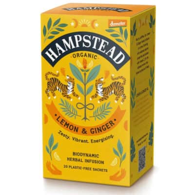 Hampstead Luomu Yrttitee sitruuna & inkivääri 20pss