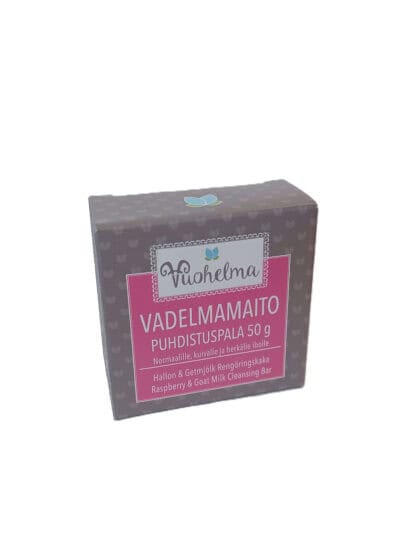 Vuohelma Raspberry Goat Milk Cleansing Bar 50g