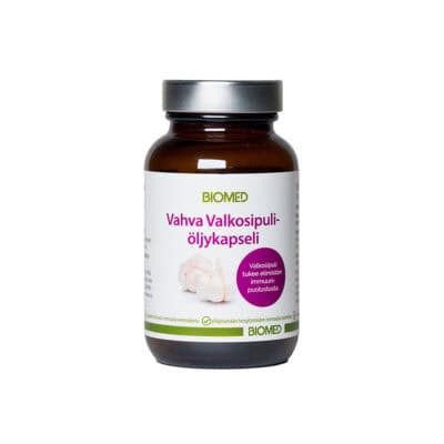 Biomed Vahva Valkosipuliöljykapseli 90 kaps.