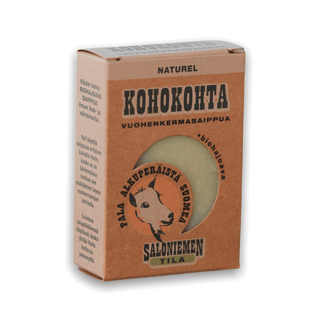 Saloniemen tila Kohokohta Saippua naturel 100g