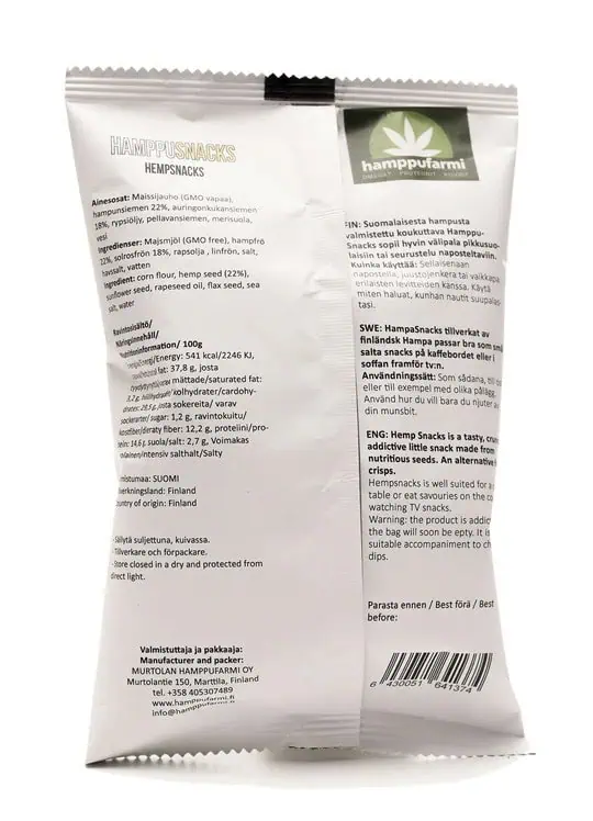 Hamppufarmi Hamppusnacks 85g - Image 2