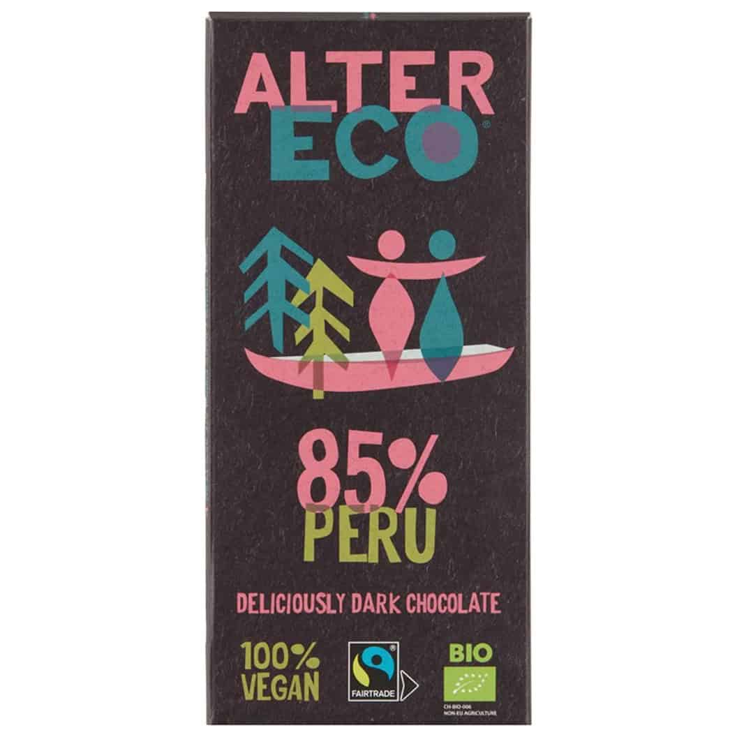 Alter Eco Luomu Suklaa 85% 100g