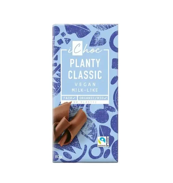 iChoc Luomu Suklaa Planty Classic 80g