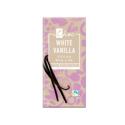 iChoc Luomu Suklaa White Vanilla Suklaa 80g