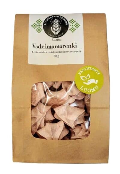 Livonsaaren leipomo Luomu Vadelmamarenki 50g - ALE 30%