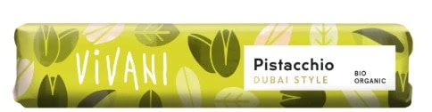 Vivani Luomu Suklaapatukka Dubai Style Pistaasi 40g