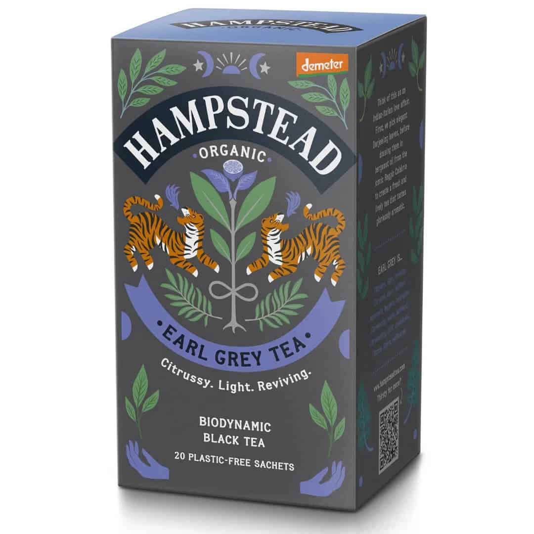 Hampstead Luomu Earl Grey Tee 20pss