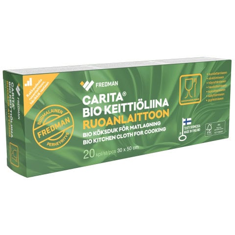 Fredman Carita® Bio keittiöliina ruoanlaittoon 20 kpl