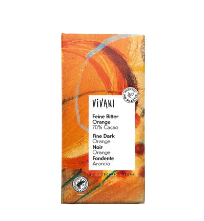 Vivani Luomu Tummasuklaa 70% Appelsiini 80g
